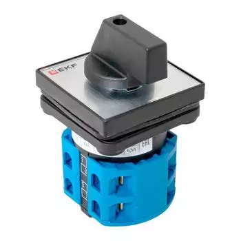 Переключатель кулачковый EKF pk-1-52-25-65 ПК-1-52 25А 2P «1-2» IP65