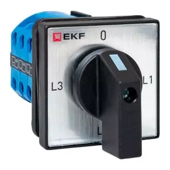 Переключатель кулачковый EKF pk-1-94-10-65 ПК-1-94 10А 4P для амперметра IP65