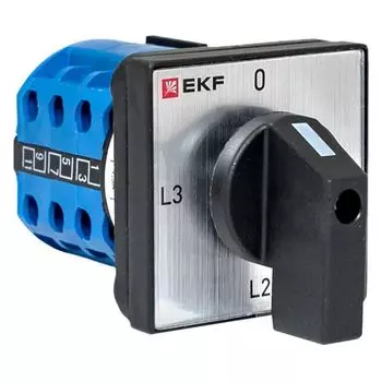 Переключатель кулачковый EKF pk-1-94-10 ПК-1-94 10А 4P для амперметра