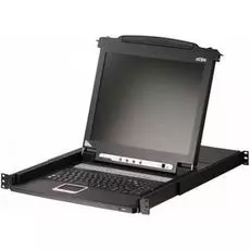 Переключатель KVM Aten CL1016M-ATA-RG 16-портовый, PS/2, VGA, КВМ с ЖК дисплеем и с разъемом гирляндного подключения