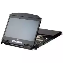 Переключатель KVM Aten CL3884NW-ATA-RG 1 user консоль LCD 18.5" => 4 cpu USB+HDMI+AUDIO, с KVM-шнурами USB+HDMI+AUDIO 2x1.8м., 1920x1080, 1U 19", исп.