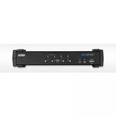 Переключатель KVM Aten CS1764A-AT-G switch, DVI+KBD+MOUSE, 1> 4 cpu/блока/порта/port USB, c KVM-шнурами USB 4х1.8 м
