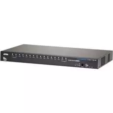 Переключатель KVM Aten CS17916-AT-G switch, HDMI+KBD+MOUSE+AUDIO, 1>16 портов/port USB, со шнурами USB HDMI 2x1.8м