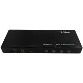 Переключатель KVM D-link DKVM-410H/A2A 4-портовый с портами HDMI и USB