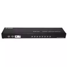 Переключатель KVM D-link KVM-440 на 8-компьютеров с портами 8xVGA, 4xUSB, rev /C1A, /C2A