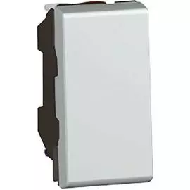 Переключатель Legrand 079201L - Программа Mosaic - на 2 направления, 1 модуль, 10 AX, алюминий