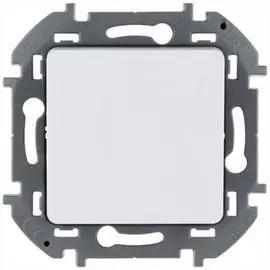 Переключатель Legrand 673690 Inspiria белый без фиксации (кнопка) с Н.О./Н.З. контактом 6 A - 250 В