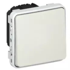 Переключатель Legrand 69611 Plexo одноклавишный в рамку IP55 (белый)