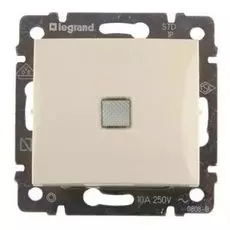 Переключатель Legrand 774326 Valena одноклавишный, на два направления, с подсветкой, в рамку, 10А, IP20 (слоновая кость)