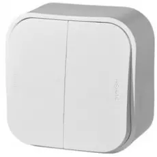 Переключатель Legrand 782206 2-клавишный 10А (белый)