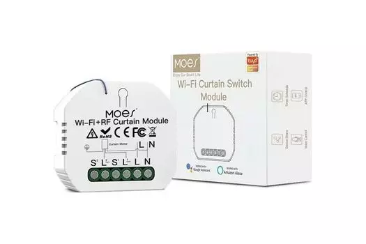 Переключатель Moes MS-104 умный, WiFi, белый