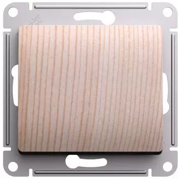 Переключатель одноклавишный Systeme Electric GSL001561 Glossa сх.6, 10АХ, механизм, сосна