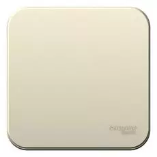 Переключатель Schneider Electric BLNVA106012 1-клавишный 10А, 250B, изолир. пластина Молочный наруж
