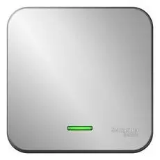 Переключатель Schneider Electric BLNVA106113 1-клавишный с подсветкой 10А, 250B, изолир. пластина Алюминий наруж