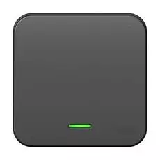 Переключатель Schneider Electric BLNVA106116 1-клавишный с подсветкой 10А, 250B, изолир. пластина Антрацит наруж