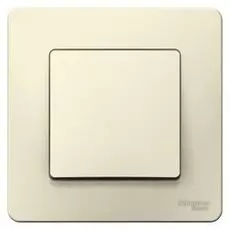 Переключатель Systeme Electric BLNVS010602 1-клавишный, 10А, 250B Молочный внутр