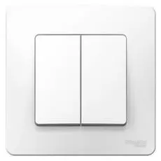 Переключатель Schneider Electric BLNVS106601 2-клавишный, 10А, 250B (белый) внутр