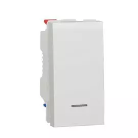 Переключатель Schneider Electric NU310318 1-клавишный, сх. 6, 10 AX, 250В, 1 модуль белый