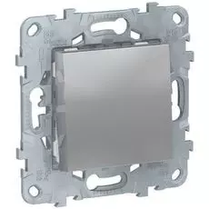 Переключатель Schneider Electric NU520330 UnicaNew, алюминий, 1-клавишный, сх. 6, 10 AX, 250В