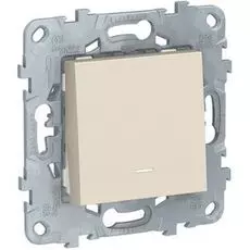 Переключатель Schneider Electric NU520344N UnicaNew, беж, 1-клавишный, с подсветкой, сх. 6а