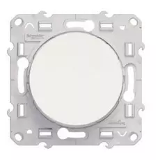 Переключатель Schneider Electric S52R205 Odace Белый перекрестный (сх.7)