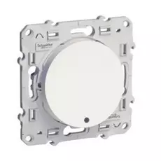 Переключатель Schneider Electric S52R263 Odace Белый 1-клавишный с подсветкой LED