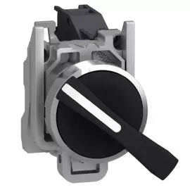 Переключатель Schneider Electric XB4BJ33 1-0-2 черный 2НО, удлинённая рукоятка