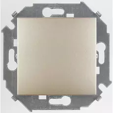 Переключатель Simon 1591201-034 Simon 15 Шампань 1-клавишный, 16А, 250В, винт.заж.