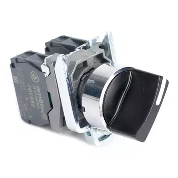 Переключатель Systeme Electric SB4BD25 SB4 в сборе модульный 22мм 2 позиции с фиксацией 1НО+1НЗ