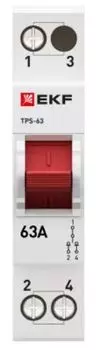 Переключатель EKF TPS163 1P 63А PROXIMA
