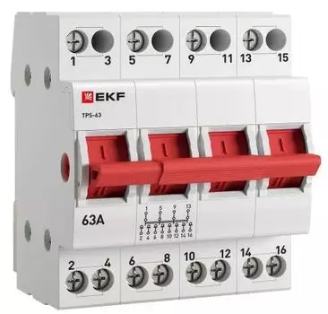 Переключатель EKF TPS463 4P 63А PROXIMA