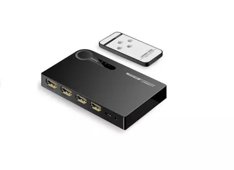Переключатель UGREEN 40234_ HDMI 3X1 Switch, черный