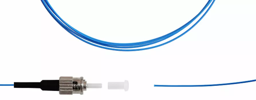 Пигтейл TELCORD ШОС-0.9-PT-ST/U-MM504-1.5м-LSZH-MG ST/UPC, MM50(OM4), 0.9мм, LSZH, 1.5м