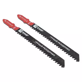 Пилка для электролобзика EKF pl-t111c-2 T111C (грубый рез по дереву)(HCS)(2 шт) Master