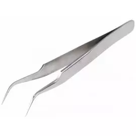 Пинцет Rexant 12-0378 изогнутый, узкий 125 мм (блистер)