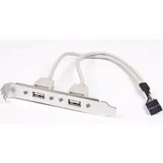 Планка Gembird CCUSBRECEPTACLE в сист. блок на 2 USB 2.0, , 10pin