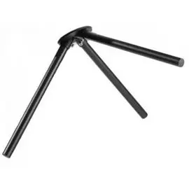 Планка PERCo PERCo-AS-05 преграждающая для T-5, сталь, покрытие "муар", чёрный цвет (комплект 3шт.). Длина планки - 498,5 мм