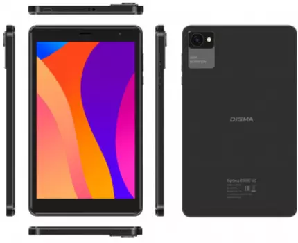 Планшет 8'' Digma Optima 8305C 4G 1975764 SC9863A/32GB/128GB/1280x800/IPS/5Mpix/2Mpix/BT/GPS/WiFi/To