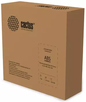 Пластик для принтера 3D ABS Cactus CS-3D-ABS-1KG-L-GN d1.75мм 1кг 1цв.