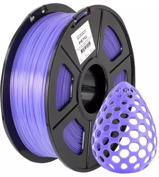 Пластик для принтера 3D PETG Cactus CS-3D-PETG-1KG-T-PURPLE D1.75ММ 1КГ L316М 1ЦВ.