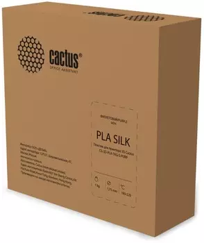 Пластик для принтера 3D PLA Cactus CS-3D-PLA-1KG-S-PURP d1.75мм 1кг L326м 1цв.