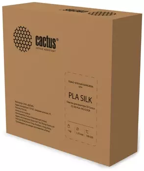 Пластик для принтера 3D PLA Cactus CS-3D-PLA-1KG-S-DGR d1.75мм 1кг L326м 1цв.