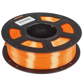 Пластик NVP NV-3D-SILK-PLA-P-ORANGE Silk PLA+ Orange для 3D печати, диаметр 1.75мм, длина 330м, 1 кг