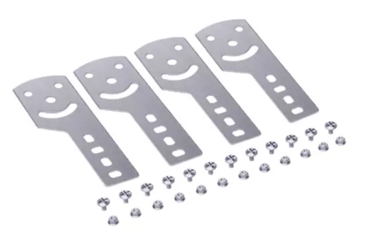 Пластина DKC 30014K крепежная GSV H80 (4 шт.) в комплекте с крепежными элементамим, "S5 Combitech"