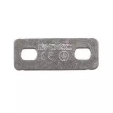 Пластина для заземления DKC 37501 PTCE, никелированная, "S5 Combitech"