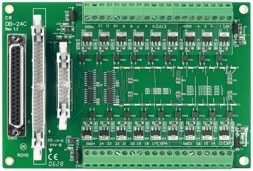 Плата ICP DAS DB-24C 24-ch Open-collector output Board