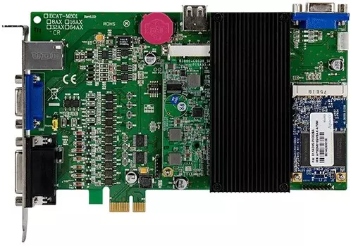 Плата ICP DAS ECAT-M801-16AX/S EtherCAT Master, Max. 16-Axis Synchronously, 13-channel Digital I/O, 2-Axis Encoder