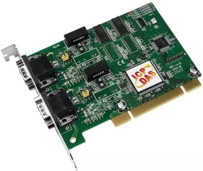 Плата ICP DAS PISO-CAN200U-D CR 2-Port Isolated Protection Universal PCI CAN Card with 9-Pin D-Sub Connector