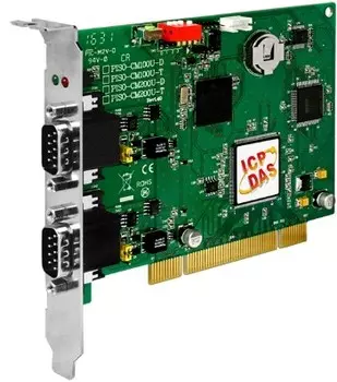 Плата ICP DAS PISO-CM200U-D Intelligent CAN interface with two Isolated Protection CAN Communication Port and 9-Pin D-sub connector for Universal PCI