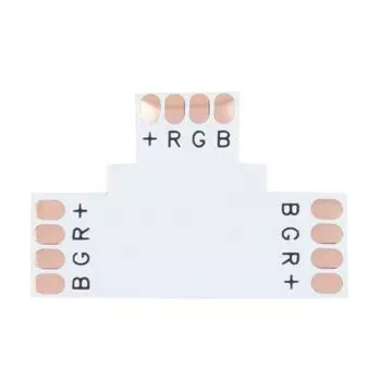 Плата Lamper 144-126 соединительная (T) для RGB светодиодных лент шириной 10 мм